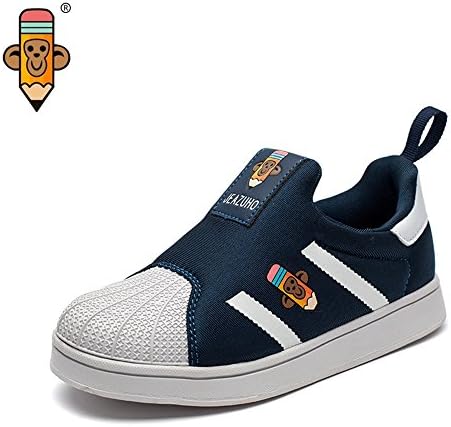Jeazuho Originals Superstar Sneaker running/walking Funny navyblue shoes Nylon spandex fabric (Big Kid/Little Kid/Toddler/Infant) EUR24