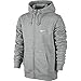 NIKE Men's US XL | German 56/58 | Body Height 188 cm Club Full Zip Swoosh, Dark Heather Grey/White