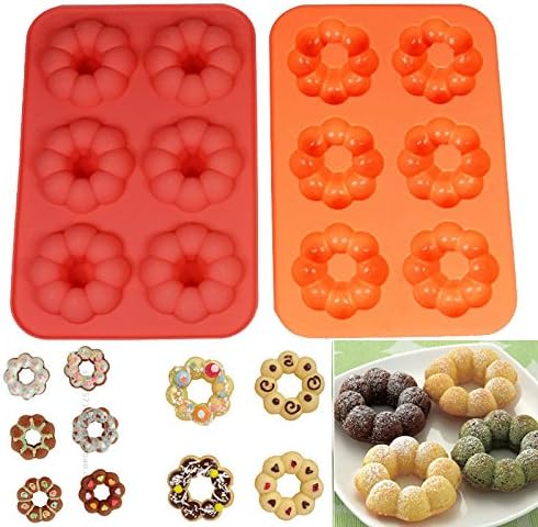 Silicon Chocolate Donut Cake Candy Jelly Ice Mold Mould Bakeware Pan LD362
