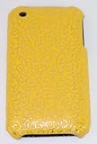 KingCase iPhone 3G & 3GS Hard Case (Yellow & Silver) 8GB, 16GB, 32GB