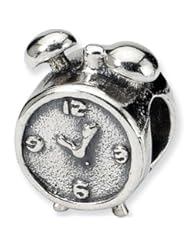 Reflection Beads Silver Alarm Clock Home Bead