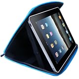 igadgitz Hybrid Hartschalentasche Hardcase aus PU (Polyurethane) und EVA (Äthylenvinylazetat): Etui Schutzhülle Tasche Hülle Case in Blau für Apple iPad 1 Generation