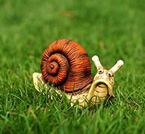 Anna Garden Decor 9 x 4 x 5 CM Resin Emulation Snail Home Outdoor Garden Decor