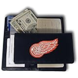 Rico Detroit Red Wings Embroidered Leather Checkbook