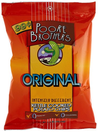Poore Brothers Original Kettle Chips, 2.5-Ounce Units (Pack of 24) by Poore Brothers