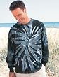 Adult Long-sleeve Tie-Dyed Tone-on-Tone Swirl 6.1 oz 100% Cotton L/S T-Shirt