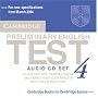 Cambridge Preliminary English Test 4 Audio CD Set: Examination Papers from the University of Cambridge ESOL Examinations (Pet Practice Tests)
