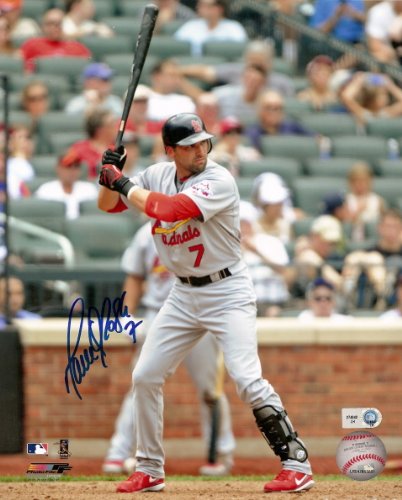 MLB Saint Louis Cardinals Mark DeRosa Autographed 8-by-10-Inch Photograph