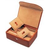 Underwood UN\216 Small Watch & Jewelry Collectors Box In Leather