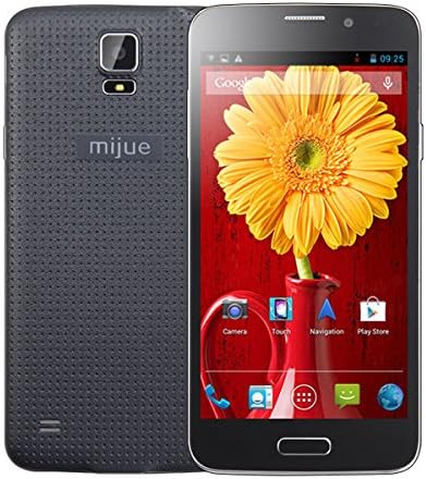 MIJUE M900 5" qHD MTK6582 Quad Core Android 4.2.2 3G Phone 1GB RAM 4GB ROM 13MP CAM WiFi Display GPS FM (Black)