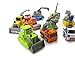 12pcs/lot Multicolor Plastic Mini Pull Back Model Car Educational Toys Children Pull Back Cars Racing Shop Truck Super Street Car