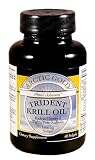 Trident Krill Oil, 1000 mg. per capsule, Omega 3 and Omega 6 , 60 soft Gel capsules- MEGA DOSE