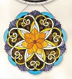 Review Furniture On The Web  / Round Antique Bronze Finish Stained Glass Window