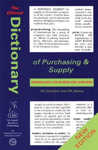 Official Dictionary of Purchasing and Supply