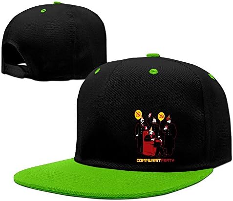 Communist Party Hip Hop Adjustable Fitted Hat KellyGreen