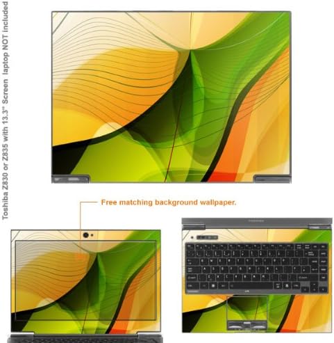 Matte Decal Skin Sticker (Matte finish) for Toshiba Portege Ultrabook Z830 &amp; Z835 with 13.3" screen case cover Matt_Z830-11