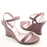 UNLISTED KENNETH COLE Bonbon Platforms Wedges Purple Womens