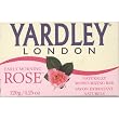 Yardley Naturally Moisturizing Bar, Early Morning Rose 4.25 oz Each (3 Pack)