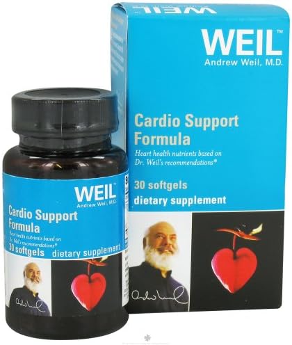 Weil Nutritional Cardio Support Formula Supplement Softgels, 30-Count Bottle
