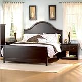 South Shore Mountain Lodge Queen Wood Panel Bed 3 Piece Bedroom Set in Ebon ....