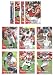 2010 Topps Atlanta Falcons Complete Team Set of 10 cards including Matt Ryan, Jerious Norwood, Tony Gonzalez, Sean Weatherspoon rookie,