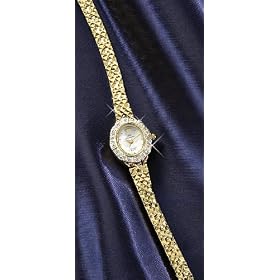 Jules Jurgensen� 10 - diamond Gold - plated Watch