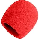 Shure A58WS-RED Red Foam Windscreen for All Shure Ball Type Microphones