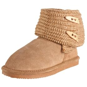 BEARPAW Little Kid/Big Kid Cable Knit Boot
