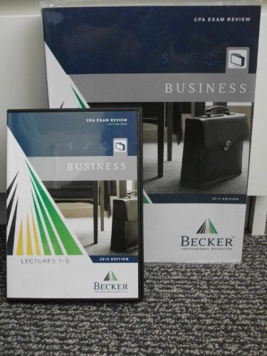 Becker CPA 2010 Business BEC Lecture DVD and Textbook Set