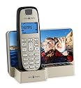 Doro Form 35 Single DECT Cordless Phone with Answer Machine - Silver and Black