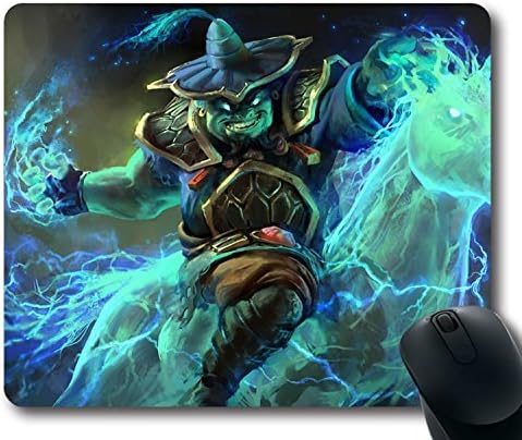 Custom Attractive Mouse Pad with Spirit Storm Custom Set Dota 2 Non-Slip Neoprene Rubber Standard Size 9 Inch(220mm) X 7 Inch(180mm) X 1/8 Inch(3mm) Desktop Mousepad Laptop Mousepads Comfortable Computer Mouse Mat