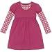 faux-layered dress
