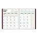 Blueline 2015 Duraglobe Monthly Planner, Twin-Wire Binding, Soft Red Cover, 11 x 8.5 Inches (C235.23T-15)