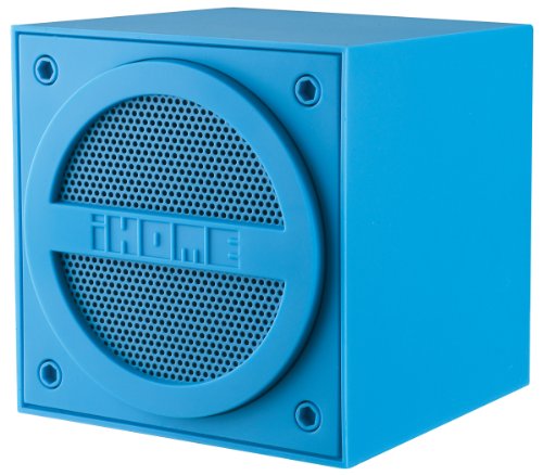 iHome Bluetooth Rechargeable Mini Speaker Cube - Blue (IBT16LEX)
