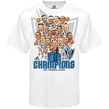 NBA adidas Dallas Mavericks 2011 NBA Champions Caricature T-Shirt - White