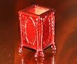 Dollhouse Miniature Artisan Handcarved Mahogany Wastebasket