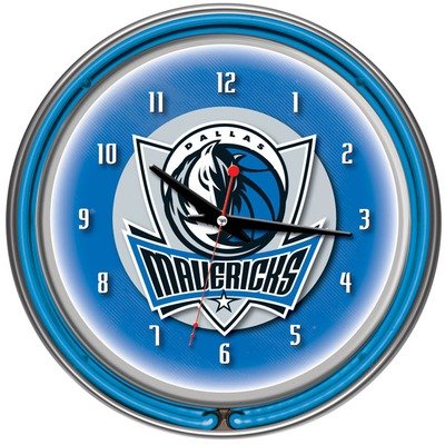 Trademark Dallas Mavericks Double Ring Neon Clock