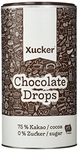 Xucker Chocolate-Drops 75 Prozent, 1er Pack (1 x 800 g)