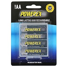 Powerex 2700 mAh - 4 Pack Battery