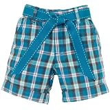 sash plaid bermudas