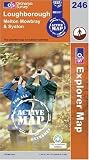 Loughborough, Melton Mowbray and Syston (OS Explorer Map Active)