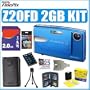 Fujifilm Fuji Finepix Z20FD 10MP Digital Camera (Blue) + 2GB Deluxe Accessory Kit