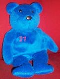 Clemens 21 Plush Bean Bag Blue Teddy Bear Doll Toy