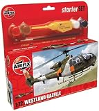 Airfix A50084 1:72 Scale Westland Gazelle Military Air Power Gift Set inc Paints Glue and Brushes
