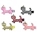 Wrapables Dress Up Sparkly Kitties Hair Clips (5 Set)