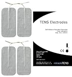 Miracle TENS Electrodes (4 per pack) 40 x 100mm