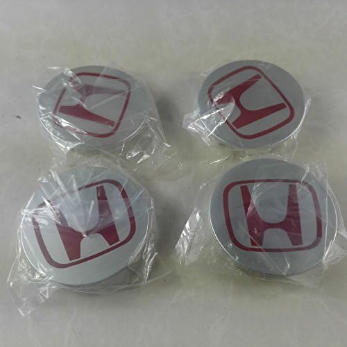 4 pieces sliver red Center Caps Wheel Hubcaps for Honda CRV CIVIC ELEMENT 69mm