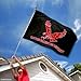 College Flags and Banners Co. Eastern Washington University Black Flag Large 3x5