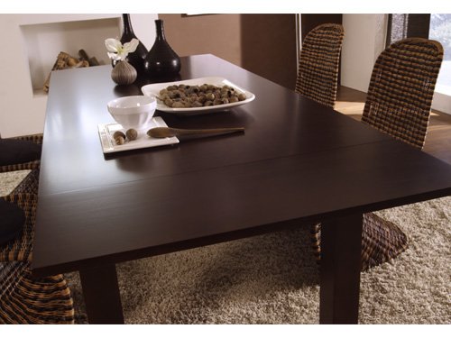 Esstisch 120x80 m. Ansteckplatten kolonial Bologna