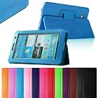 Fintie (Blue) Slim Fit Folio Case Cover for Samsung Galaxy Tab 7.0 Plus / Samsung Galaxy Tab 2 7.0 Tablet-Multiple Color Options